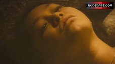 7. Maya Zapata Boobs Scene – Bordertown