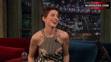10. Anne Hathaway Side Boob – Late Night With Jimmy Fallon