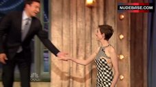 2. Anne Hathaway Side Boob – Late Night With Jimmy Fallon