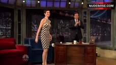 5. Anne Hathaway Side Boob – Late Night With Jimmy Fallon