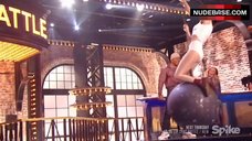 6. Anne Hathaway in Lingerie on Stage – Lip Sync Battle