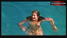 1. Irene Grazioli Swims Naked – Mediterraneo