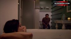 4. Mary-Louise Parker Nude in Hot Tub – Weeds