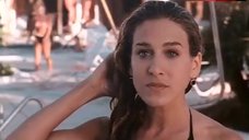 8. Sarah Jessica Parker in Black Bikini – Honeymoon In Vegas