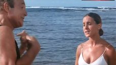 6. Sarah Jessica Parker Hot in White Swimsuit – Honeymoon In Vegas