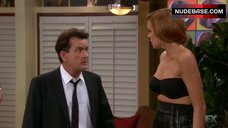 7. Lindsay Lohan in Strapless Bra – Anger Management