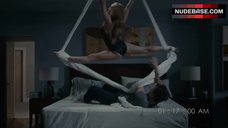 Lindsay Lohan Acrobatic in Bed – Scary Movie