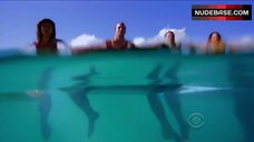 7. Michelle Borth Surfing in Sexy Bikini – Hawaii Five