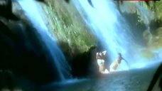 2. Elena Bennet Nude in Waterfall – Kiss The Sky