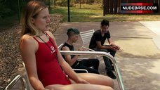 10. Hot Kristen Bell in Red Swimsuit – The Lifeguard