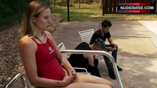 5. Hot Kristen Bell in Red Swimsuit – The Lifeguard