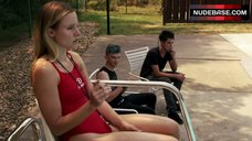8. Hot Kristen Bell in Red Swimsuit – The Lifeguard