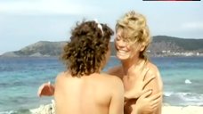 10. Gudrun Velisek Topless on Beach – Sunshine Reggae Auf Ibiza