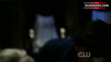 10. Allison Mack in White Lingerie – Smallville