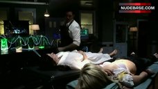 4. Allison Mack in White Lingerie – Smallville
