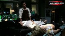 7. Allison Mack in White Lingerie – Smallville