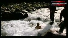3. Ingeborga Dapkunaite Nude in Mountain River – War