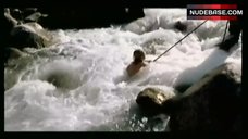 5. Ingeborga Dapkunaite Nude in Mountain River – War