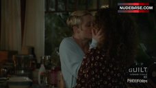 9. Teri Polo Lesbian Kiss – The Fosters