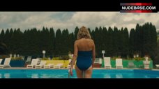 6. Malin Akerman Sexy in Blue Swimsuit – The Ticket
