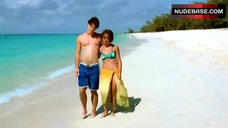1. Kristen Swieconek in Bikini on Beach – The Paradise Virus