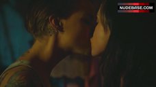 3. Christina Ricci Hot Lesbian Scene – Around The Block