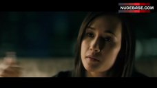 9. Maggie Q in See-Through Bodysuit – Deception