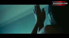 7. Zoe Saldana Nipples Through Top – Colombiana