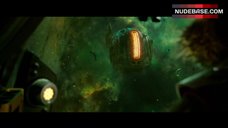 6. Zoe Saldana Cleavage – Guardians Of The Galaxy