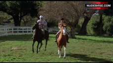 6. Betsy Russell Nude Ridind Horse – Private School