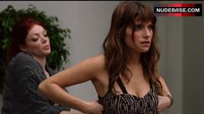 9. Lake Bell Shows Underwear – How To Make It In America