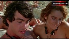 4. Valerie Quennessen Bare Boobs, Ass and Bush on Beach – Summer Lovers