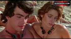 6. Valerie Quennessen Bare Boobs, Ass and Bush on Beach – Summer Lovers