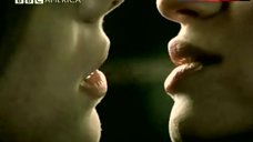 7. Christina Cole Lesbian Kiss – Hex