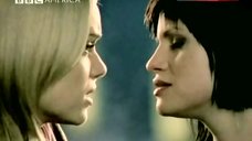 9. Christina Cole Lesbian Kiss – Hex