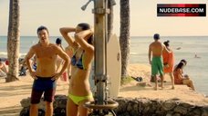 3. Grace Park in Blue Bikini – Hawaii Five-0