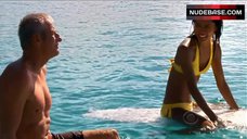 3. Grace Park in Sexy Yellow Bikini – Hawaii Five-0