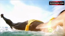 8. Grace Park in Sexy Yellow Bikini – Hawaii Five-0