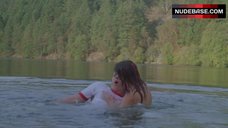7. Mayko Nguyen Topless Swims in Lake – National Lampoon'S Going The Distance