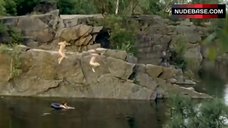 5. Heike Warmuth Nude Jumping in Water – Die Kirschenkonigin