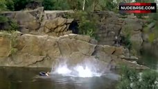 6. Heike Warmuth Nude Jumping in Water – Die Kirschenkonigin