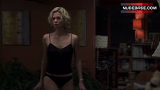 7. Charlize Theron Lingerie Scene – Trapped