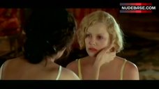 1. Charlize Theron Lesbian Kiss – Head In The Clouds