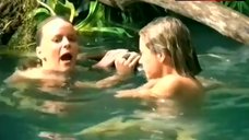 5. Katrin Brockmann Swims Topless in Lake – Verschollen