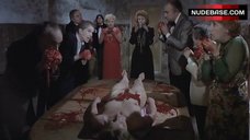 3. Charlotte De Turckheim Naked on Table – Night Of Death!