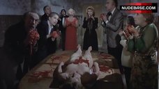 4. Charlotte De Turckheim Naked on Table – Night Of Death!