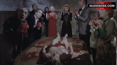 5. Charlotte De Turckheim Naked on Table – Night Of Death!