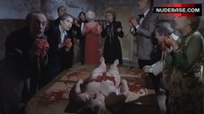 7. Charlotte De Turckheim Naked on Table – Night Of Death!