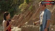 6. Delphine Chaneac Topless on Beach – Transporter: The Series