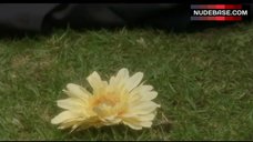7. Martha Higareda Naked with Flowers – Charm School